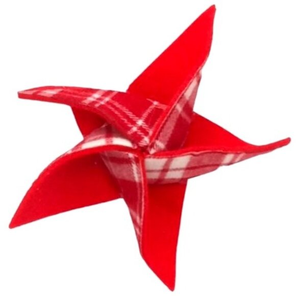 Felt Pinwheel Christmas Ornament Holiday Tree Decor Gift Topper - Picture 5 of 5